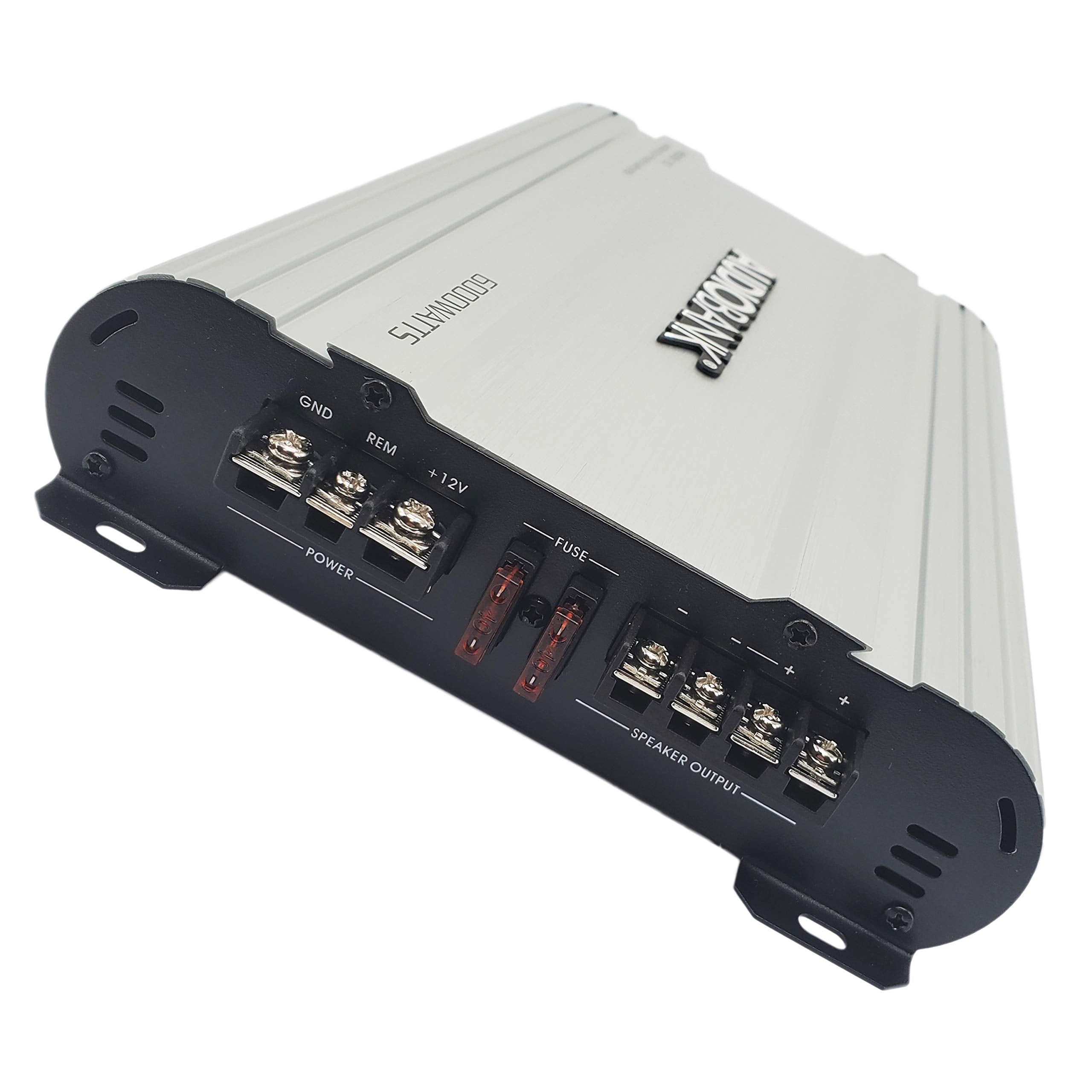 Audiobank P6001 G2 Monoblock 6000 Watts Amp Class D 1 Ohm Car Audio Stereo Amplifier With Remote Turn On/Off Circuit/Heavy Duty